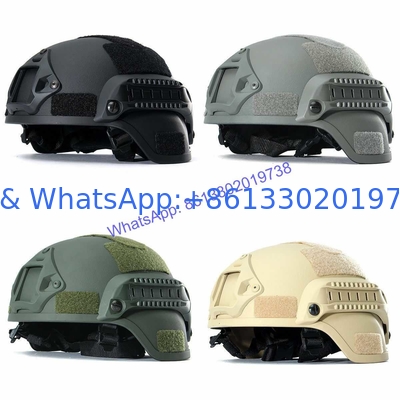 Black MICH2000 Ballistic Helmet with UHMWPE OR Aramid for Fragmentation Protection