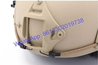 NIJ IIIA Protection Level Ballistic Combat Helmet with Removable Ear Cups and
