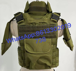 NIJ IIIA Military Army Green Full Protection Bulletproof Jacket With Ballistic Aramid Or UHMWPE UD Fiber