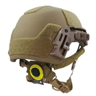 UN Blue Bulletproof Helmet with V50 Ballistic Limit of 650 M/s for Security