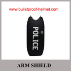 Wholesale  Cheap China Army Police Black Tactical Steel Anti-Riot Steel Shield