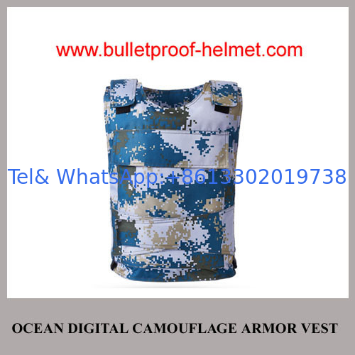 Wholesale Cheap China NIJ Army Ocean Digital Camo Military Ballistic Armor Jacket